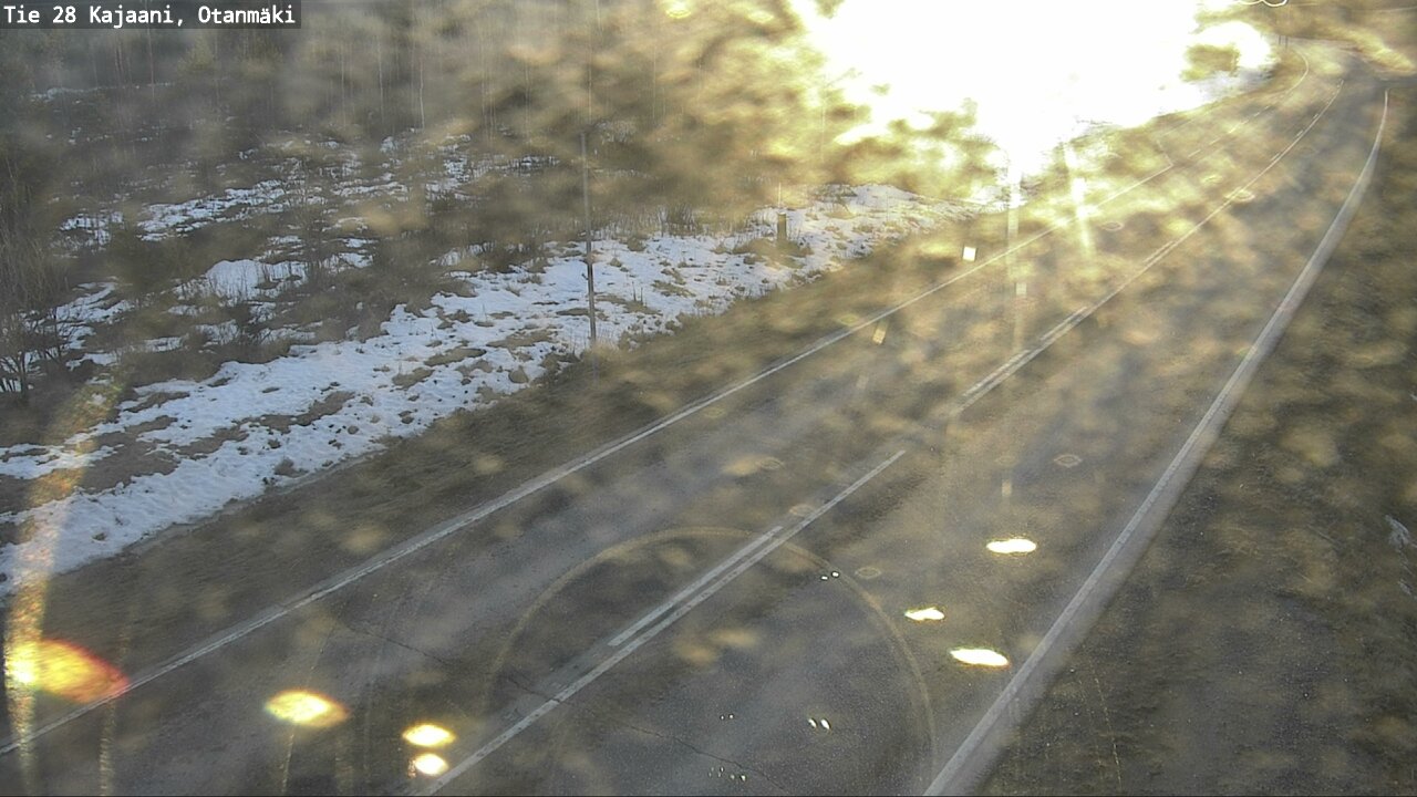 Weather Camera Image Road 28 Kajaani, Otanmäki, Kajaani, Kainuu