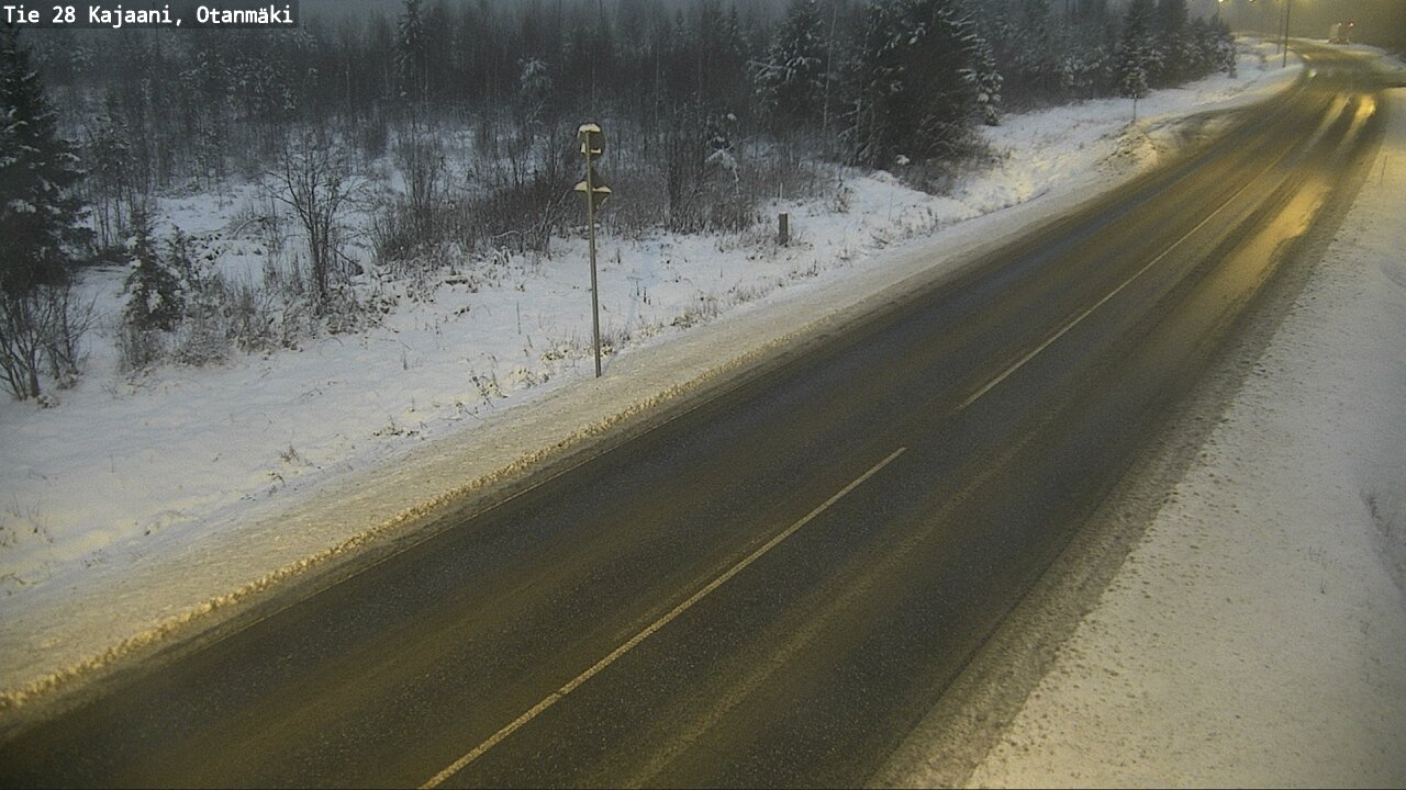 Weather Camera Image Road 28 Kajaani, Otanmäki, Kajaani, Kainuu
