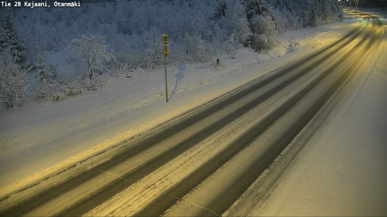 Weather Camera Image Väg 28 Kajana, Otanmäki, Kajaani, Kainuu