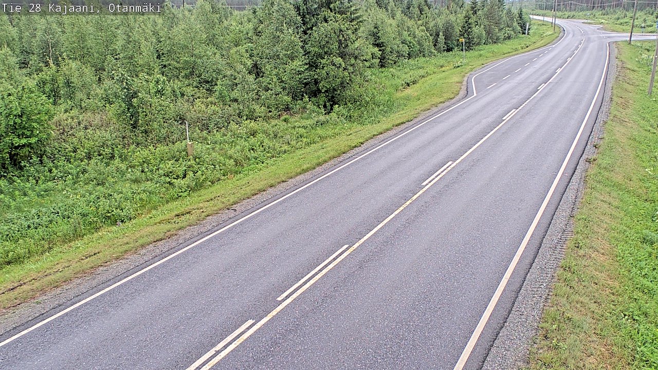 Weather Camera Image Väg 28 Kajana, Otanmäki, Kajaani, Kainuu