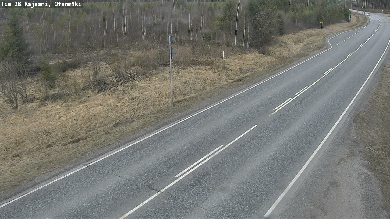 Weather Camera Image Väg 28 Kajana, Otanmäki, Kajaani, Kainuu