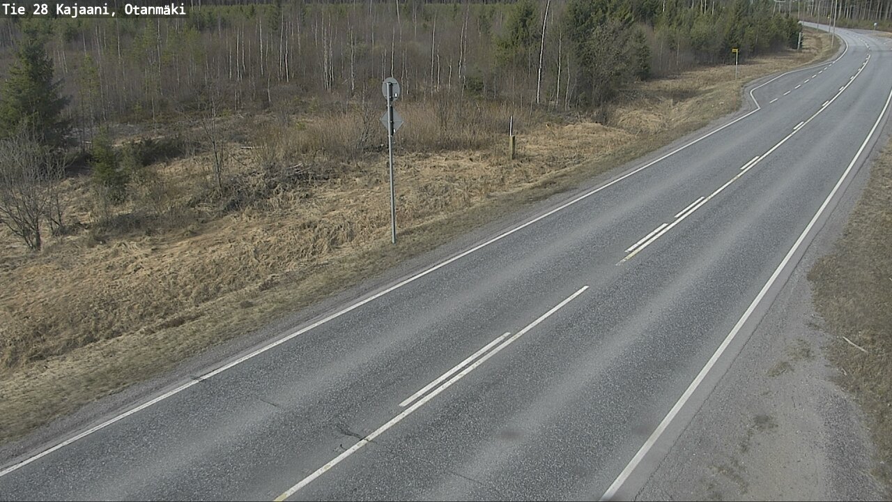 Weather Camera Image Road 28 Kajaani, Otanmäki, Kajaani, Kainuu