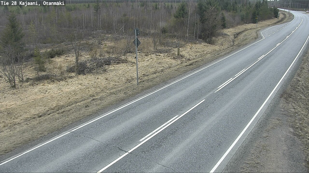 Weather Camera Image Road 28 Kajaani, Otanmäki, Kajaani, Kainuu