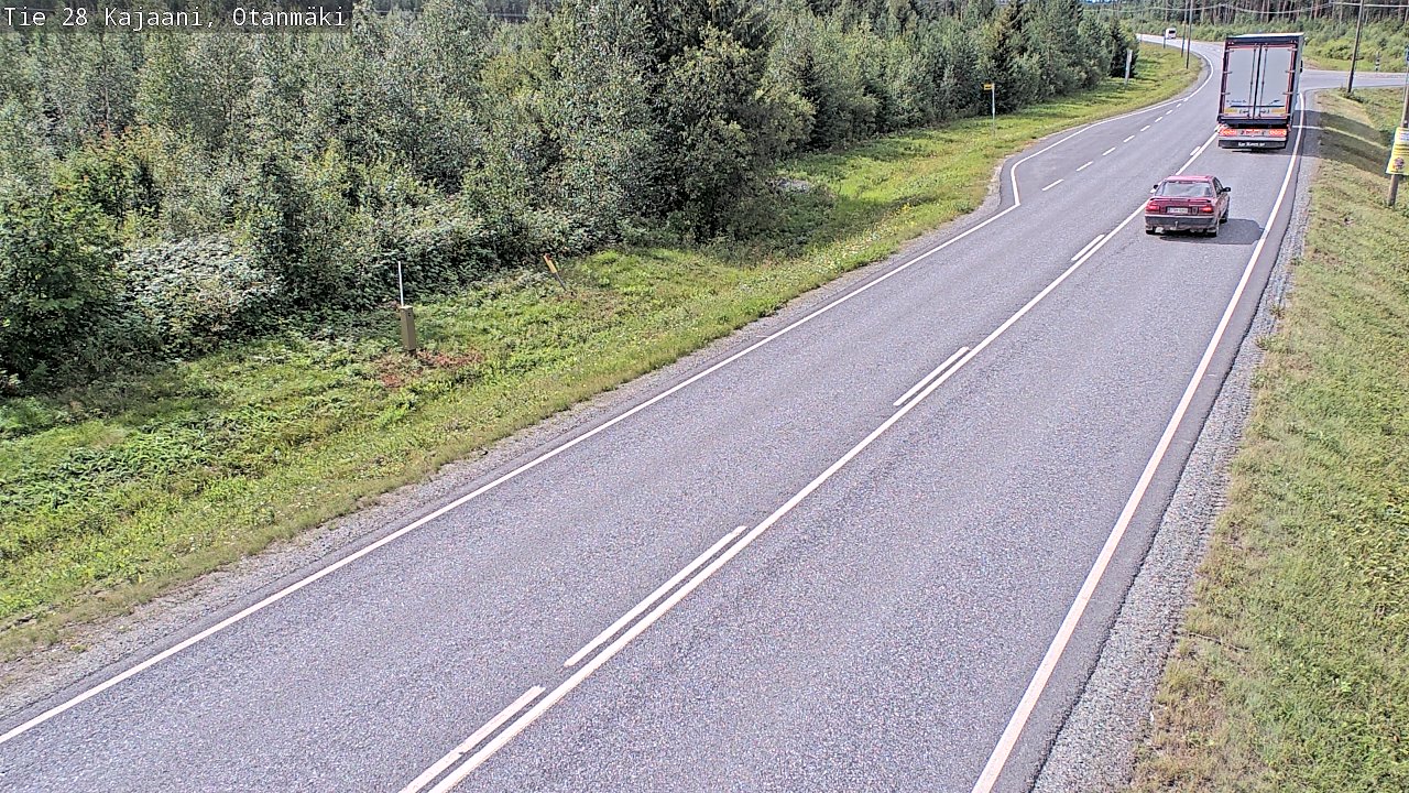 Weather Camera Image Väg 28 Kajana, Otanmäki, Kajaani, Kainuu