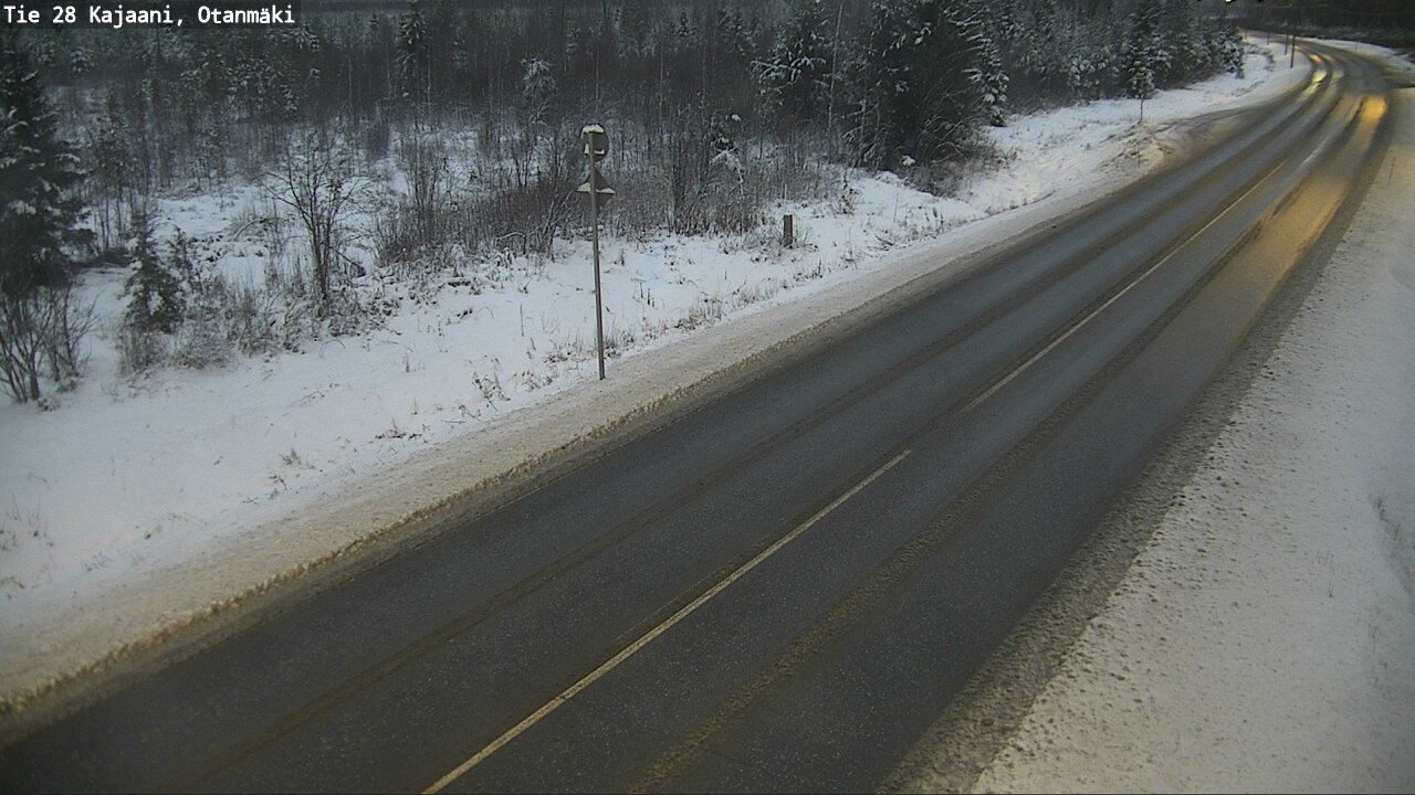 Weather Camera Image Road 28 Kajaani, Otanmäki, Kajaani, Kainuu