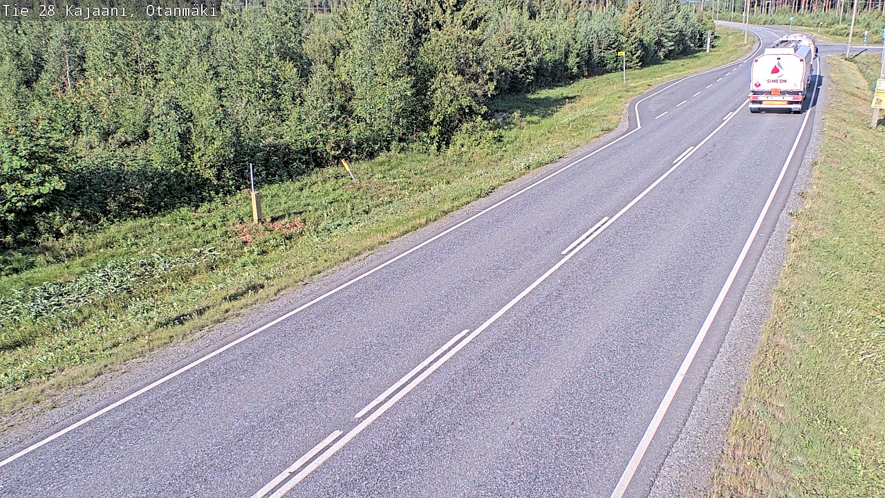 Weather Camera Image Road 28 Kajaani, Otanmäki, Kajaani, Kainuu
