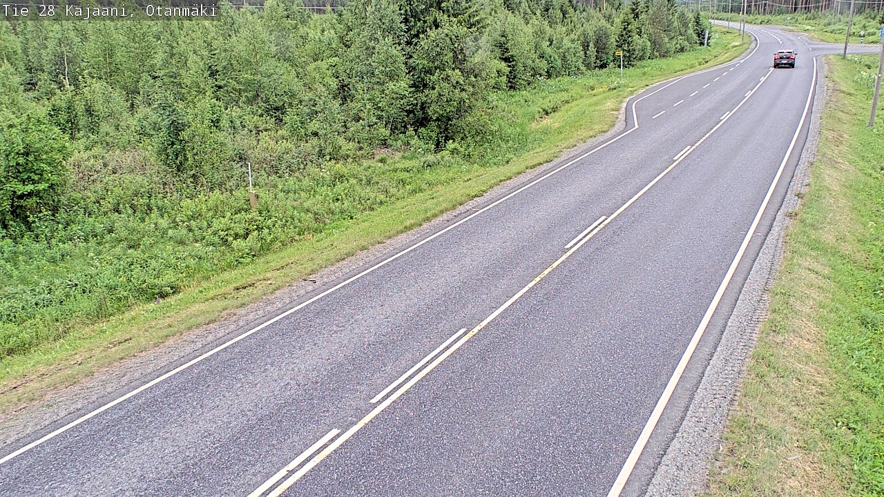 Kelikamerat Kuva Tie 28 Kajaani, Otanmäki, Kajaani, Kainuu