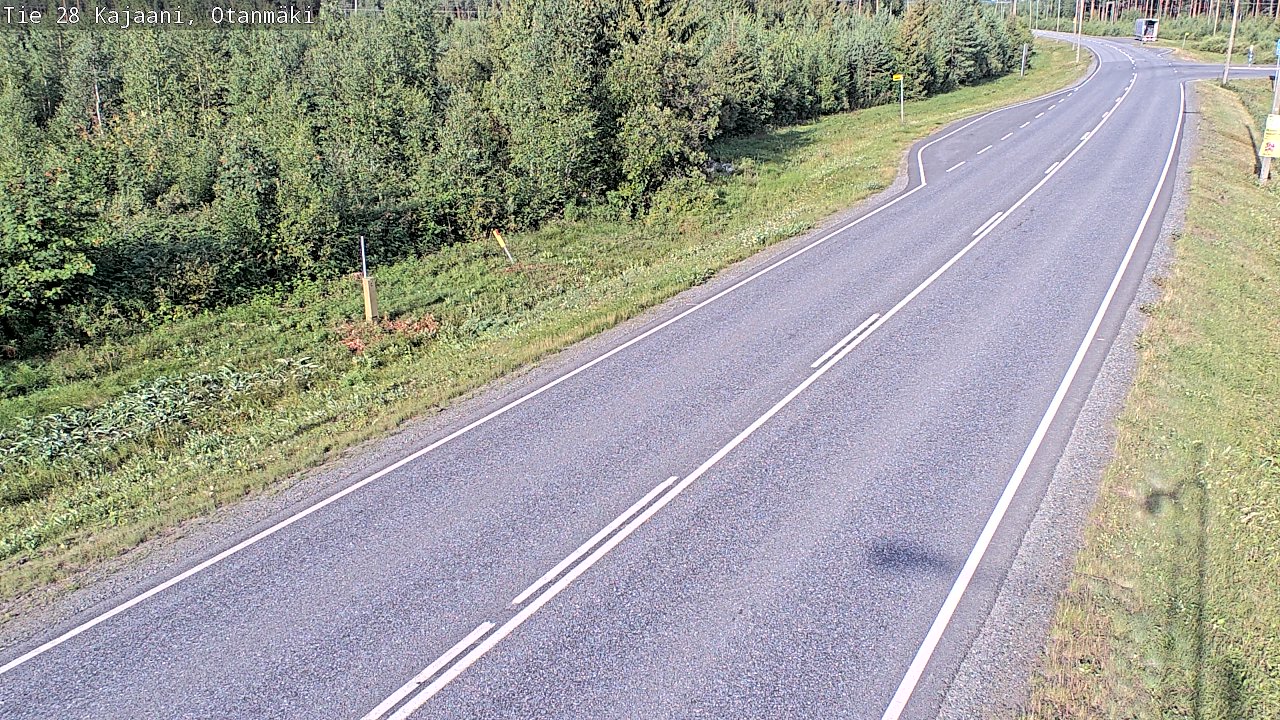 Weather Camera Image Road 28 Kajaani, Otanmäki, Kajaani, Kainuu