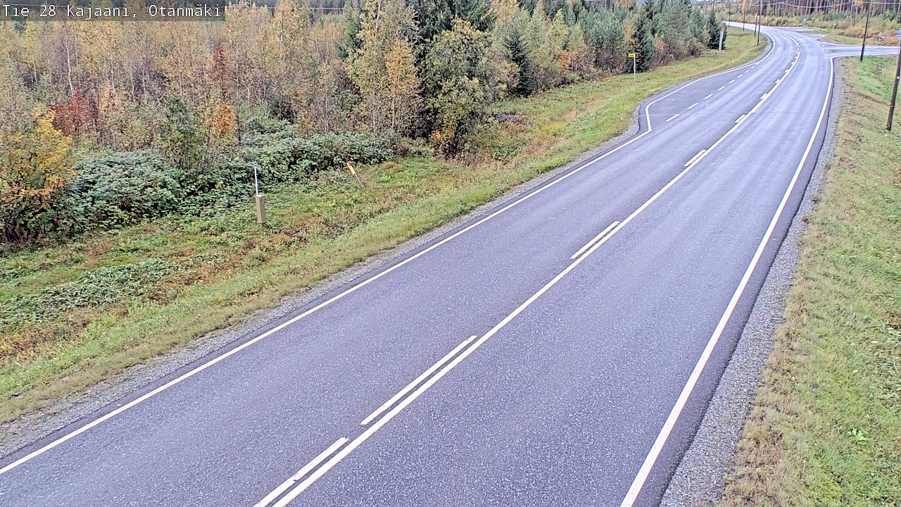 Weather Camera Image Road 28 Kajaani, Otanmäki, Kajaani, Kainuu