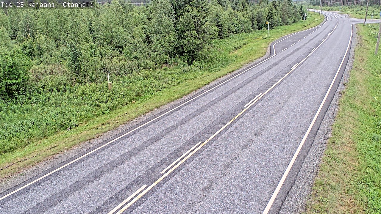 Weather Camera Image Väg 28 Kajana, Otanmäki, Kajaani, Kainuu