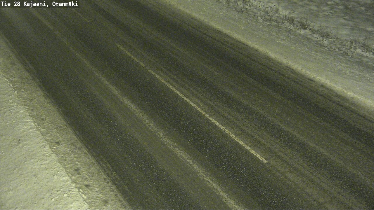 Weather Camera Image Väg 28 Kajana, Otanmäki, Kajaani, Kainuu