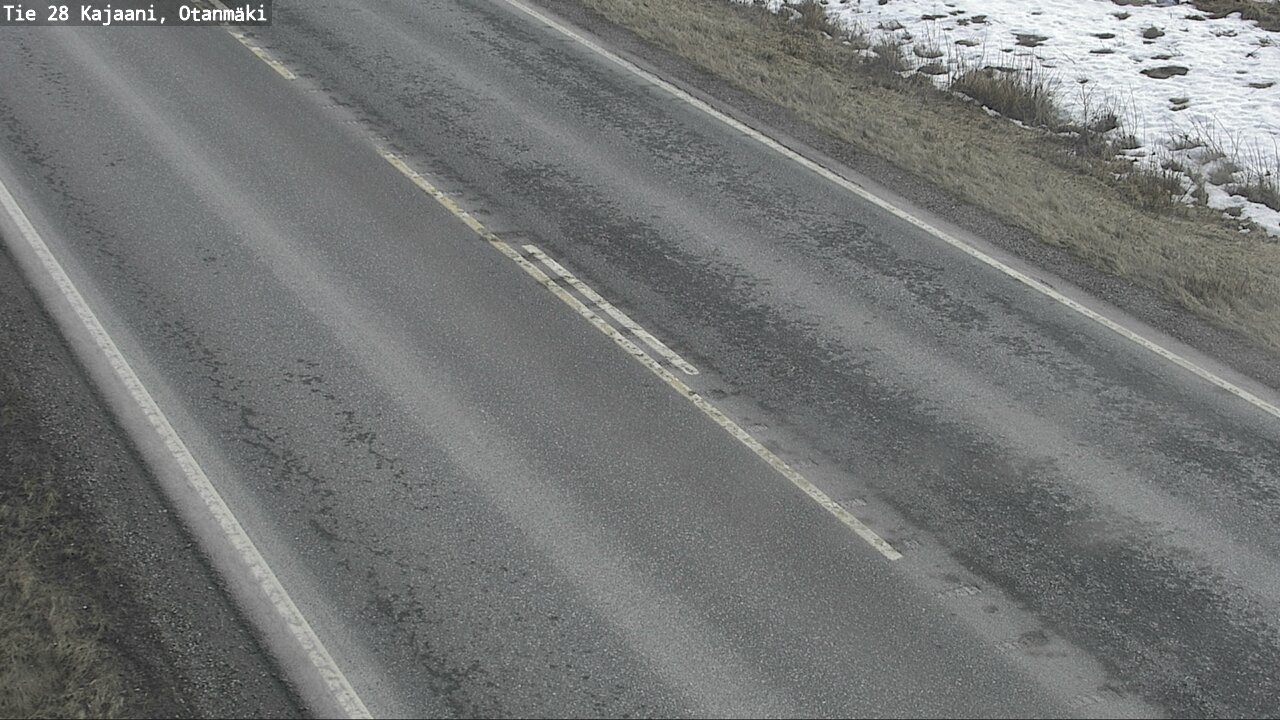 Weather Camera Image Väg 28 Kajana, Otanmäki, Kajaani, Kainuu