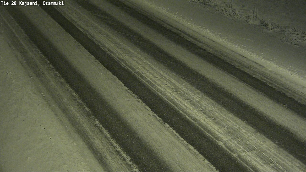 Weather Camera Image Väg 28 Kajana, Otanmäki, Kajaani, Kainuu