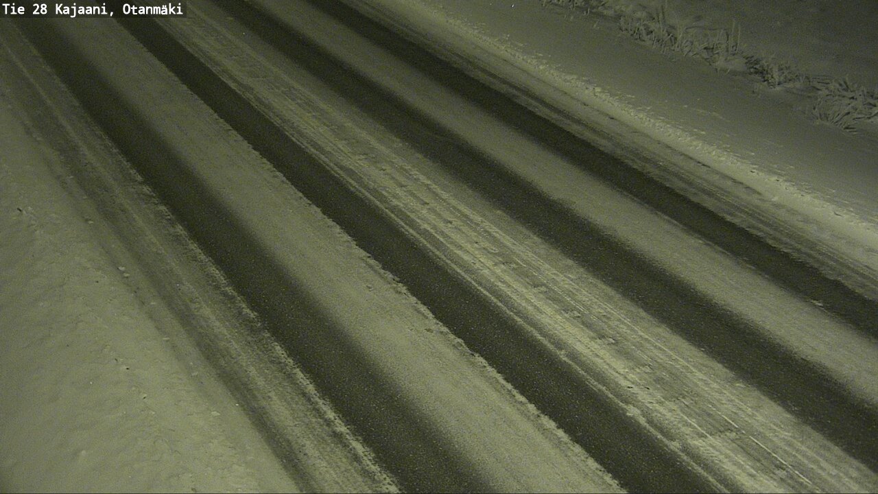 Weather Camera Image Väg 28 Kajana, Otanmäki, Kajaani, Kainuu