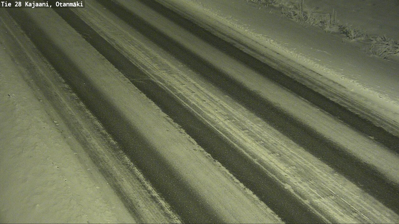 Weather Camera Image Väg 28 Kajana, Otanmäki, Kajaani, Kainuu