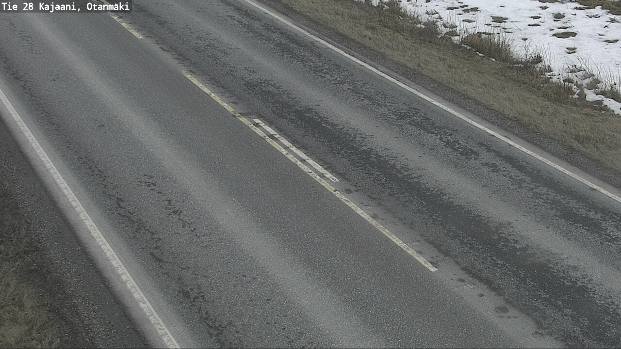 Weather Camera Image Väg 28 Kajana, Otanmäki, Kajaani, Kainuu