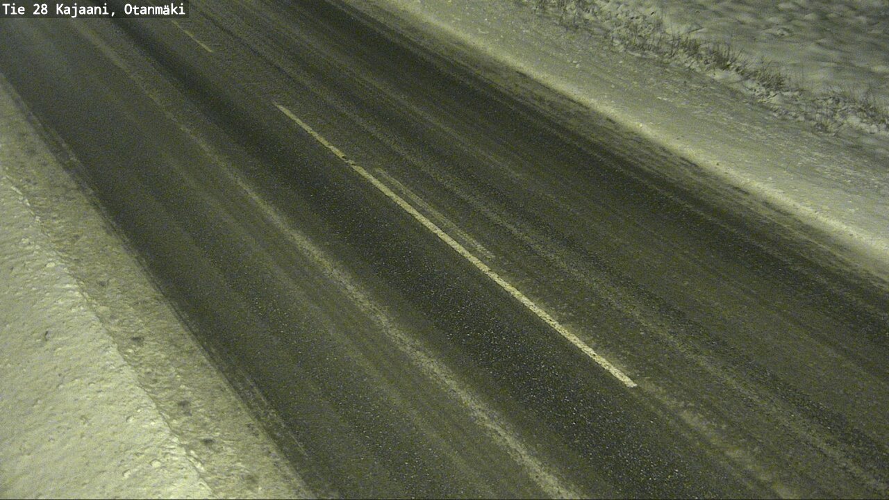 Weather Camera Image Väg 28 Kajana, Otanmäki, Kajaani, Kainuu