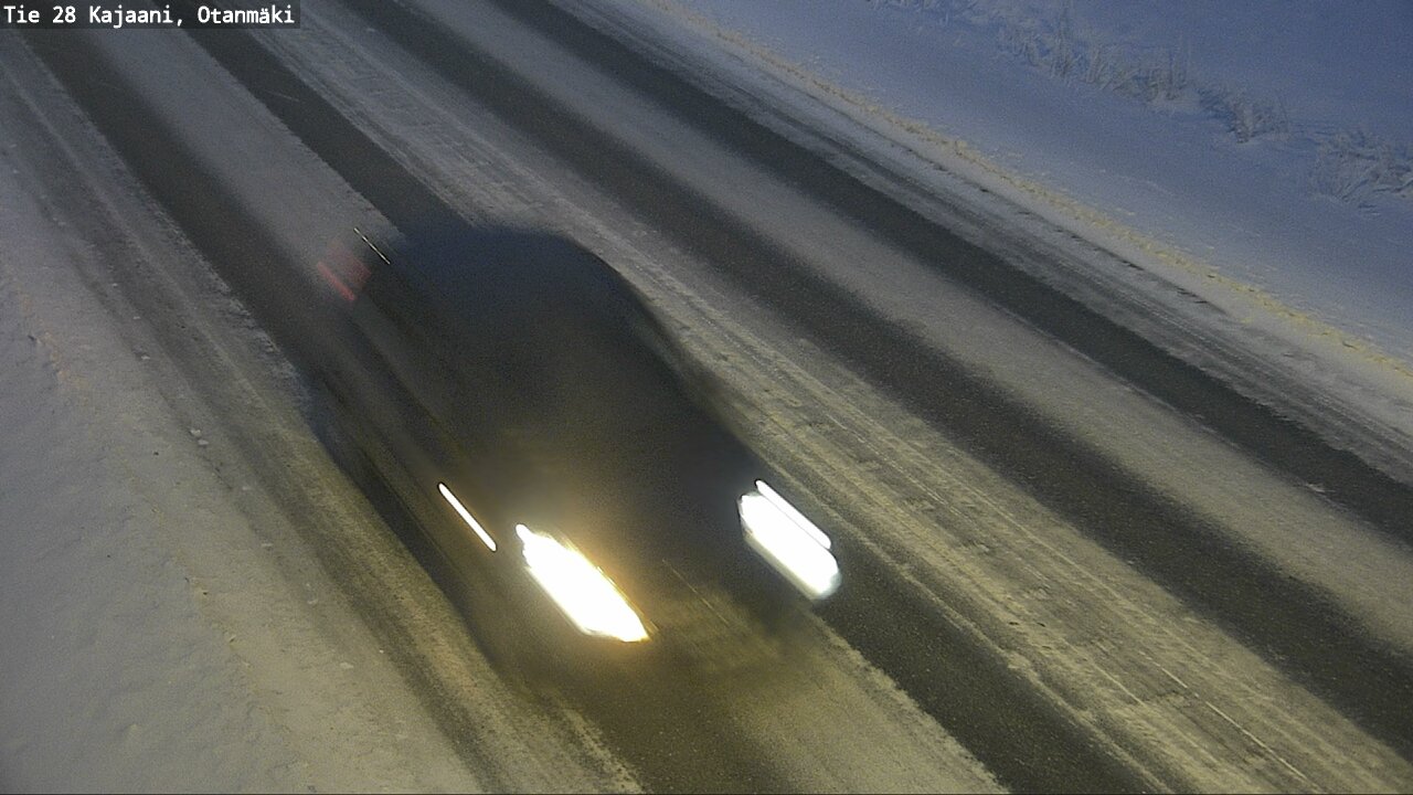 Weather Camera Image Väg 28 Kajana, Otanmäki, Kajaani, Kainuu