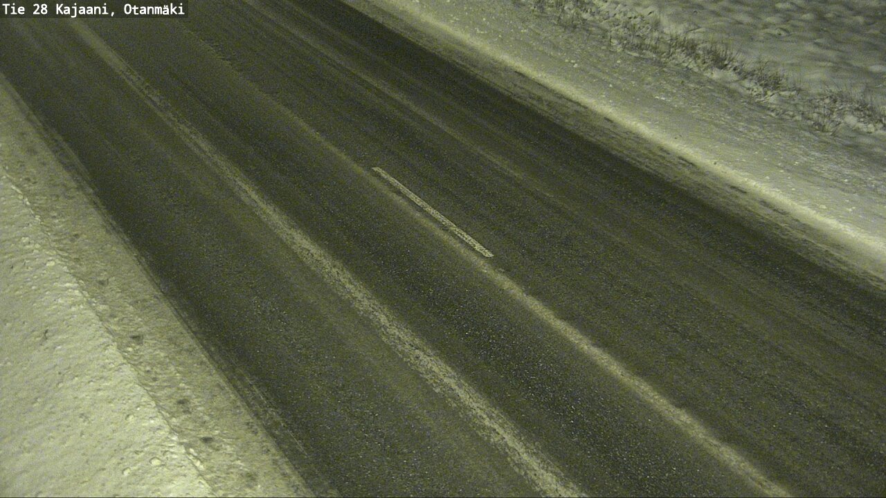 Weather Camera Image Väg 28 Kajana, Otanmäki, Kajaani, Kainuu