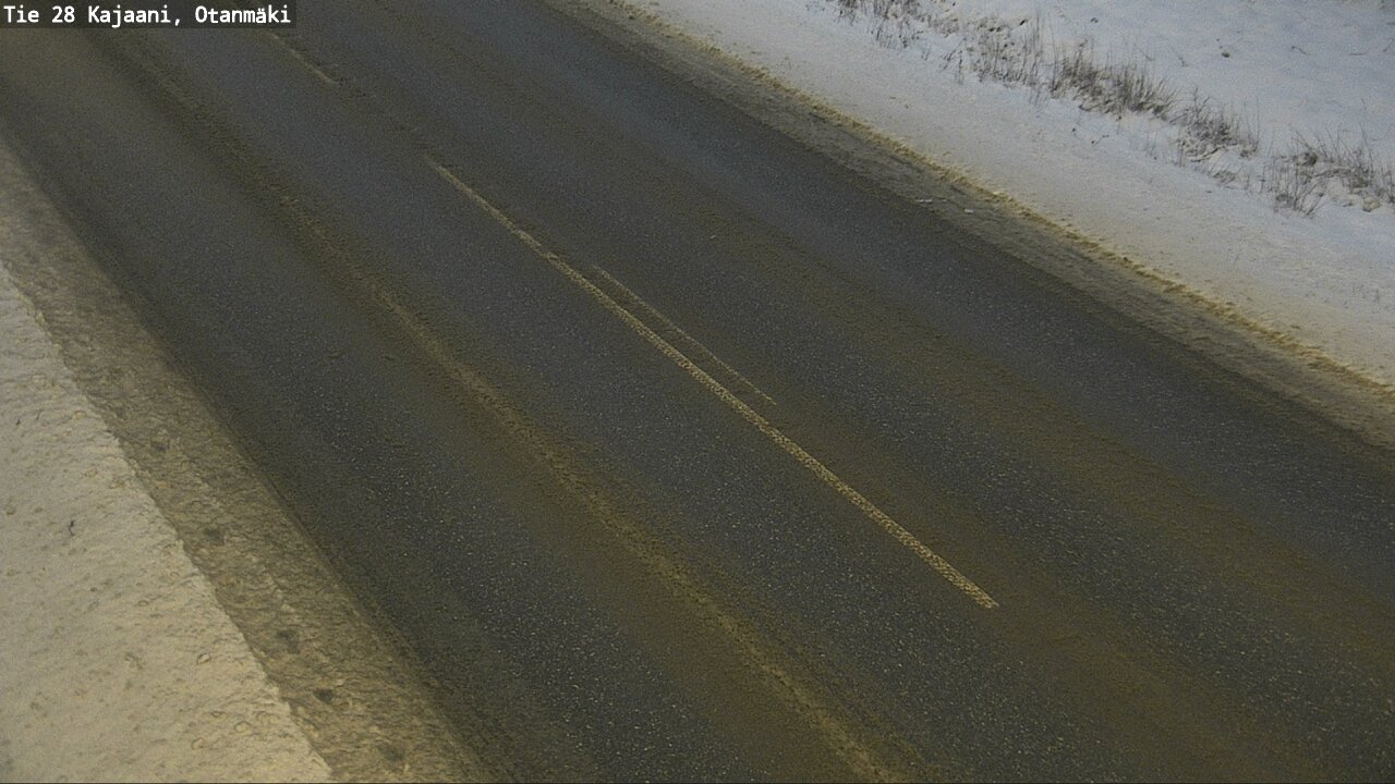 Weather Camera Image Väg 28 Kajana, Otanmäki, Kajaani, Kainuu