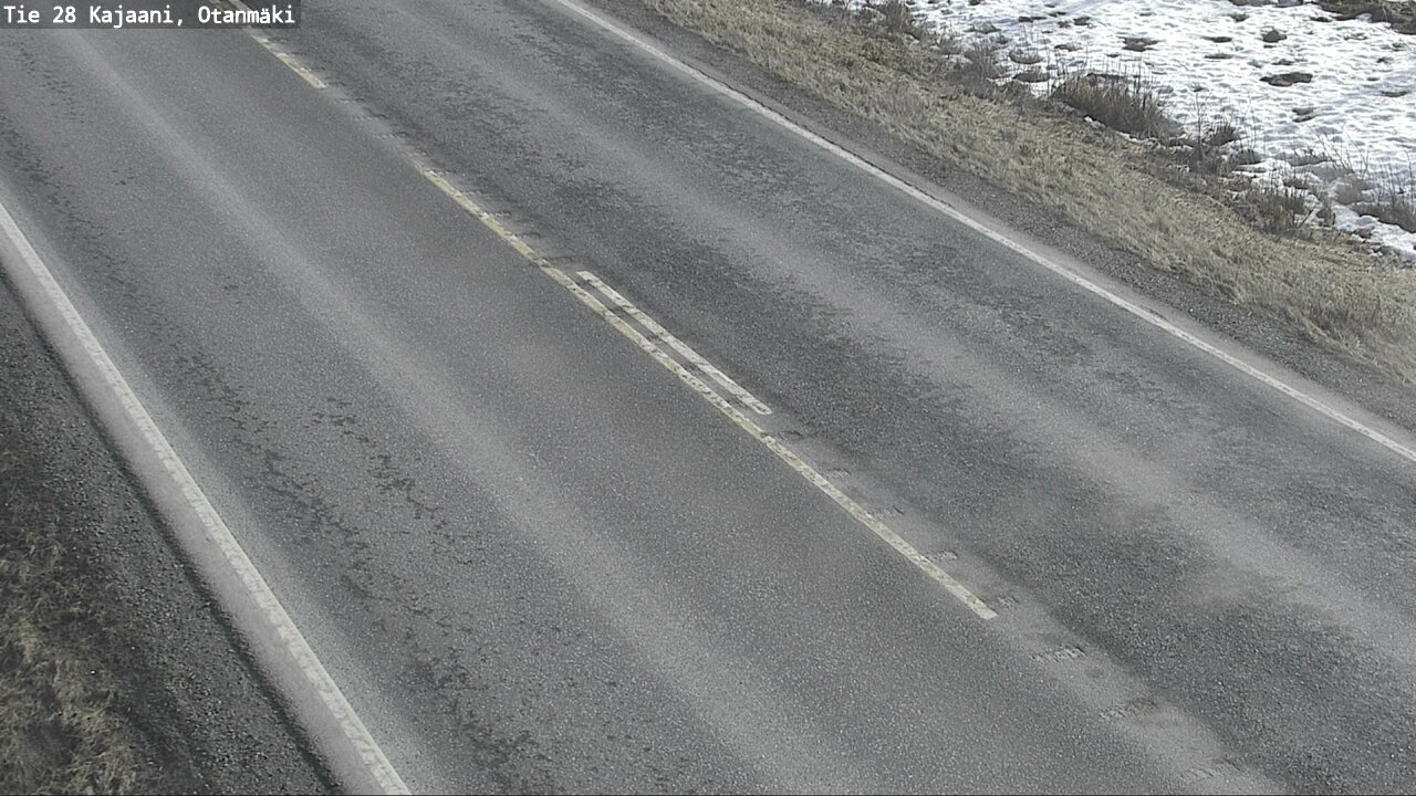 Weather Camera Image Väg 28 Kajana, Otanmäki, Kajaani, Kainuu