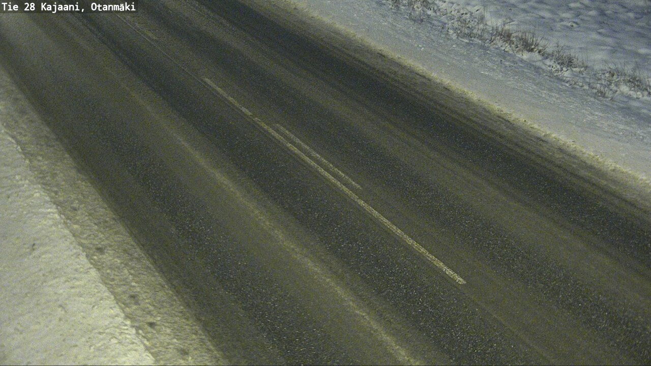 Weather Camera Image Väg 28 Kajana, Otanmäki, Kajaani, Kainuu