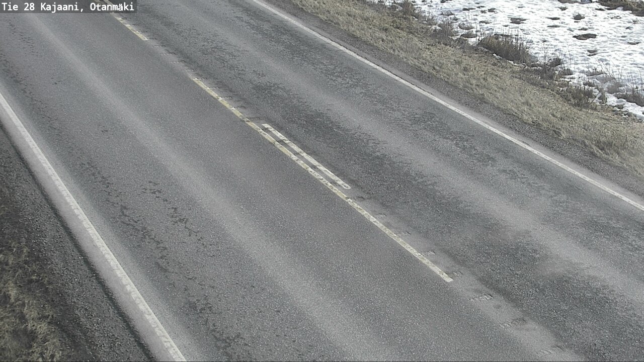 Weather Camera Image Väg 28 Kajana, Otanmäki, Kajaani, Kainuu