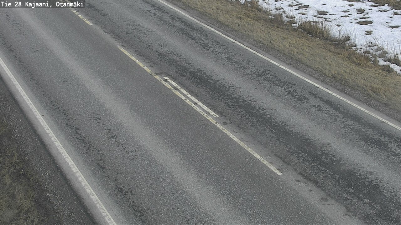 Weather Camera Image Väg 28 Kajana, Otanmäki, Kajaani, Kainuu