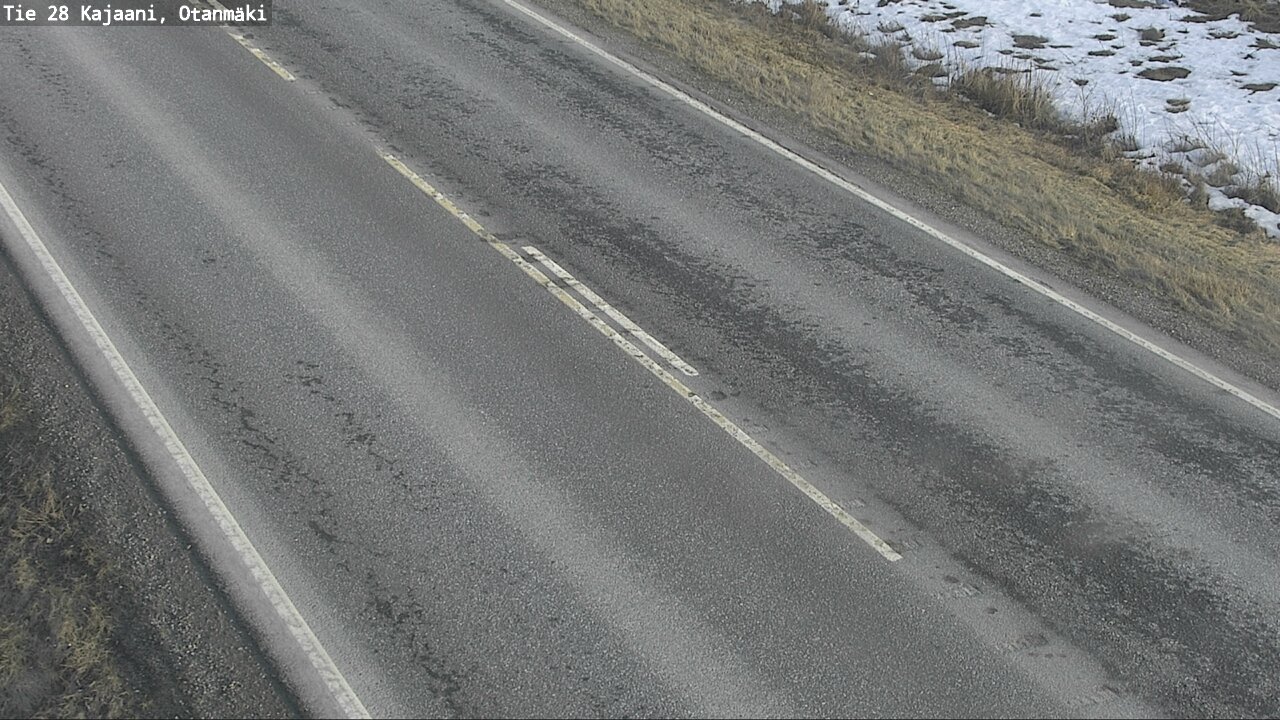 Weather Camera Image Väg 28 Kajana, Otanmäki, Kajaani, Kainuu