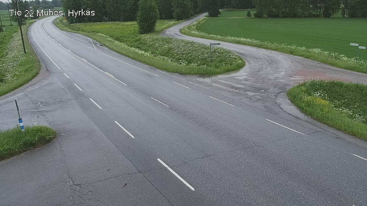 Kelikamerat Kuva Tie 22 Muhos, Hyrkäs, Muhos, Pohjois-Pohjanmaa