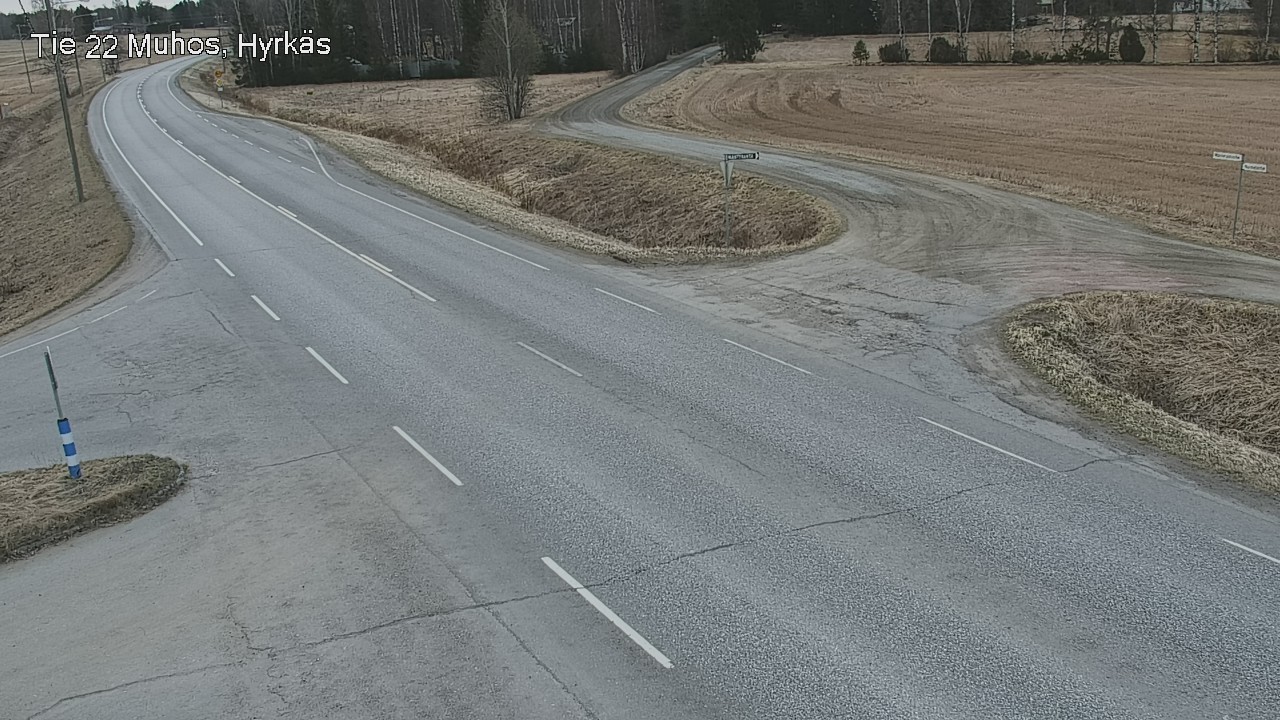 Kelikamerat Kuva Tie 22 Muhos, Hyrkäs, Muhos, Pohjois-Pohjanmaa