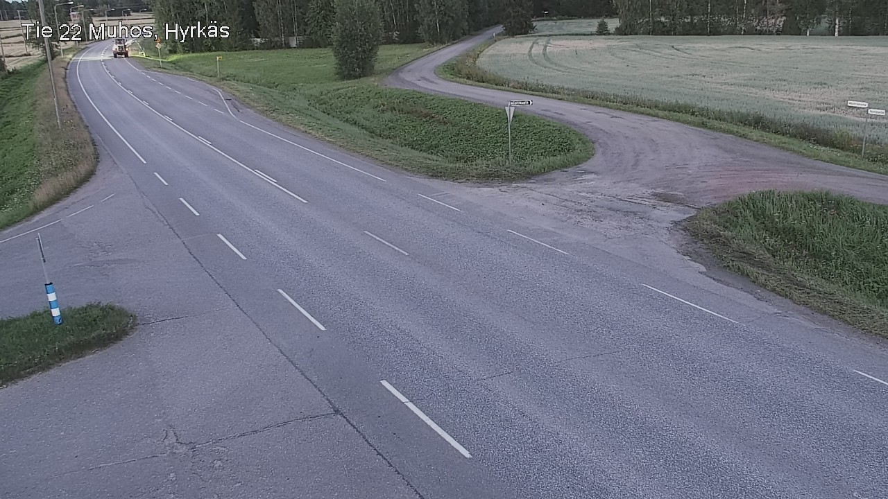 Kelikamerat Kuva Tie 22 Muhos, Hyrkäs, Muhos, Pohjois-Pohjanmaa