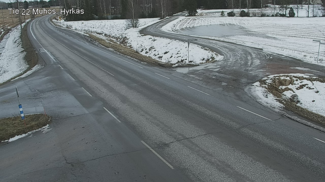 Kelikamerat Kuva Tie 22 Muhos, Hyrkäs, Muhos, Pohjois-Pohjanmaa