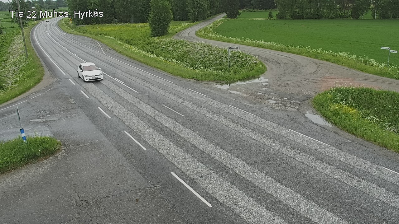 Kelikamerat Kuva Tie 22 Muhos, Hyrkäs, Muhos, Pohjois-Pohjanmaa