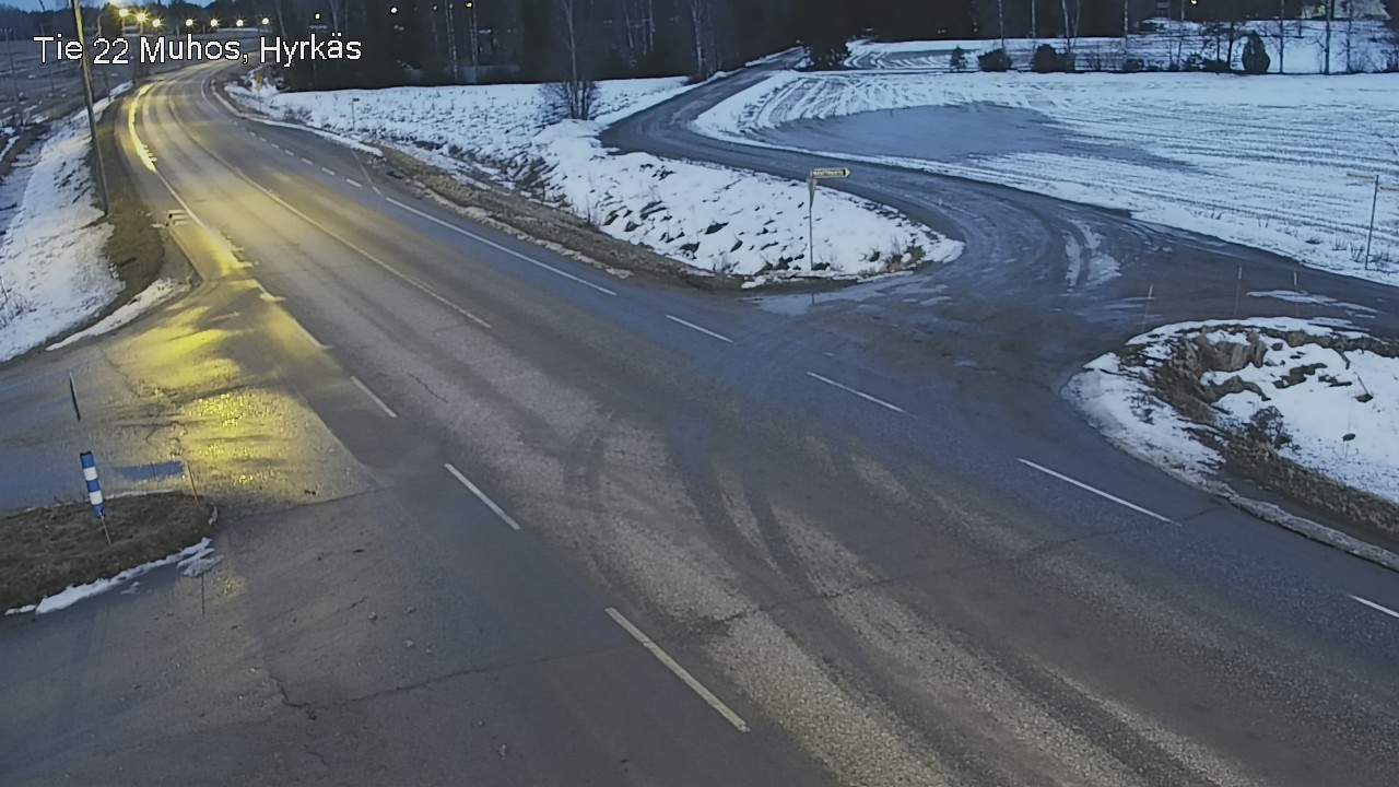 Kelikamerat Kuva Tie 22 Muhos, Hyrkäs, Muhos, Pohjois-Pohjanmaa