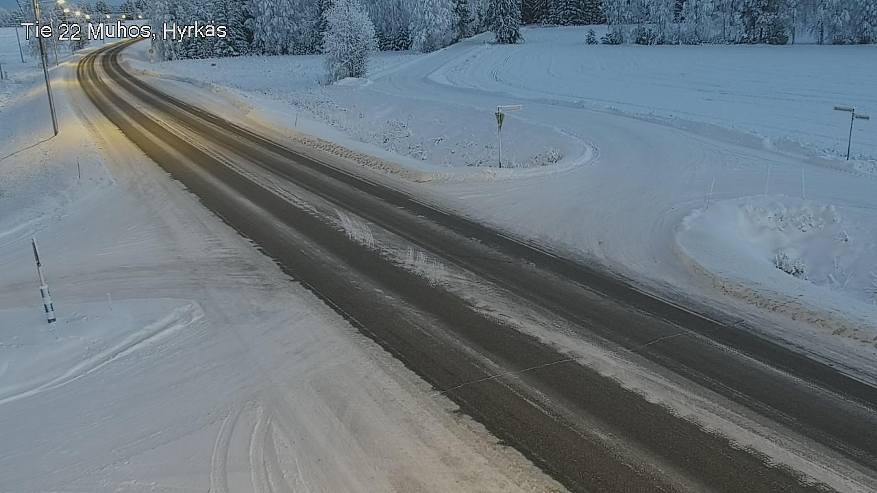Weather Camera Image Road 22 Muhos, Hyrkäs, Muhos, Pohjois-Pohjanmaa