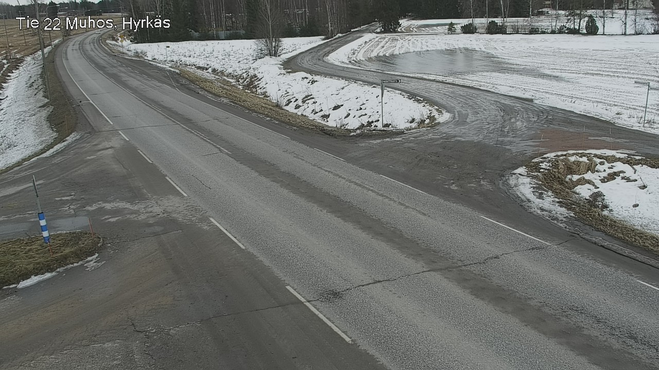 Kelikamerat Kuva Tie 22 Muhos, Hyrkäs, Muhos, Pohjois-Pohjanmaa