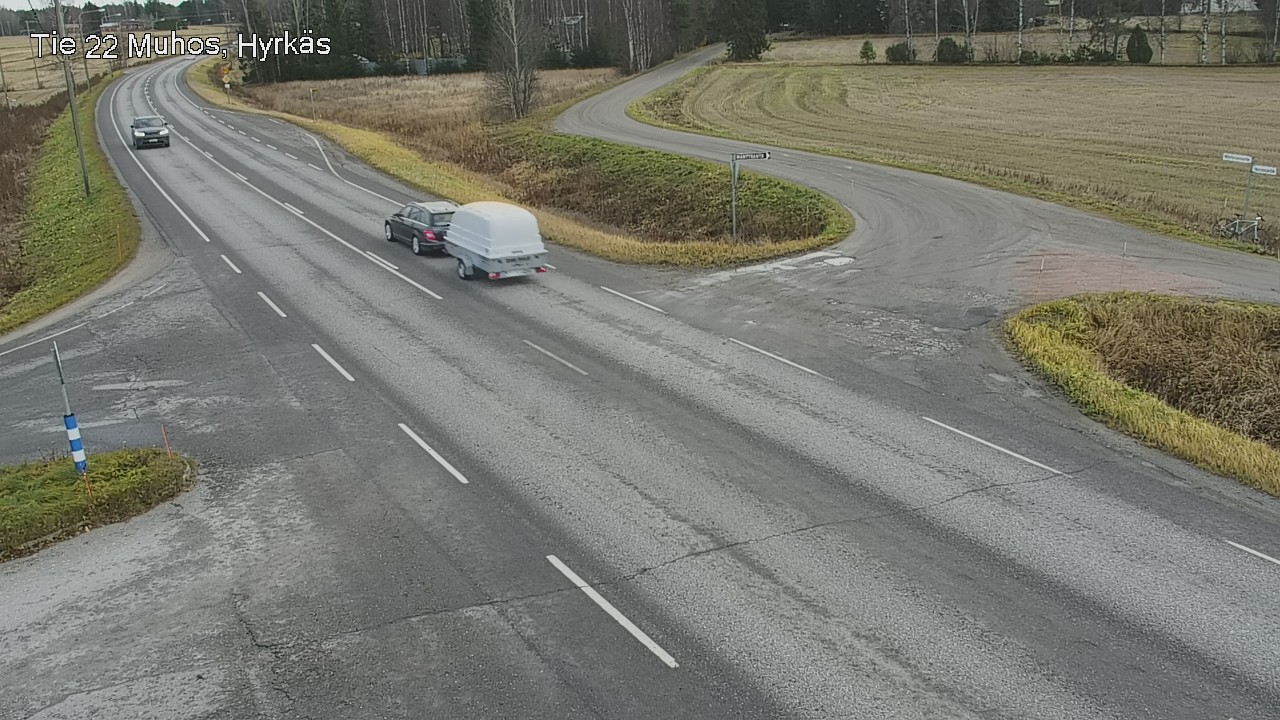 Kelikamerat Kuva Tie 22 Muhos, Hyrkäs, Muhos, Pohjois-Pohjanmaa