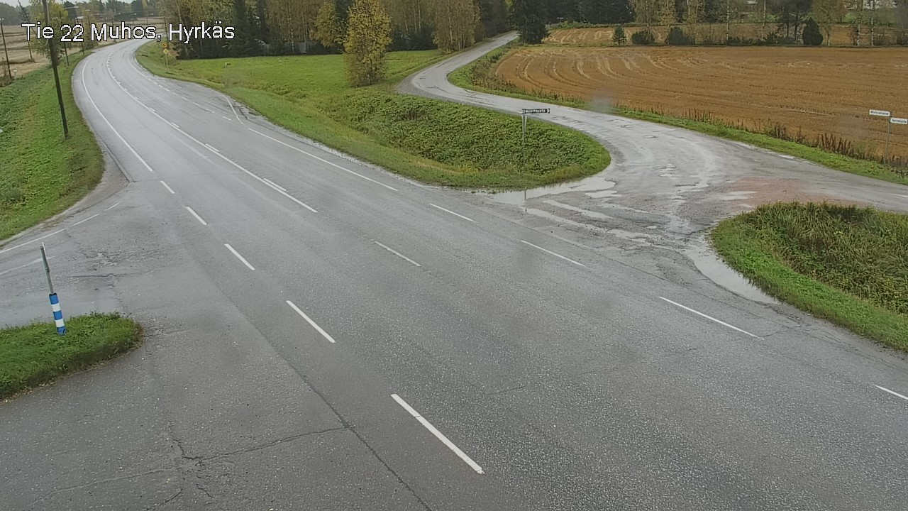 Kelikamerat Kuva Tie 22 Muhos, Hyrkäs, Muhos, Pohjois-Pohjanmaa
