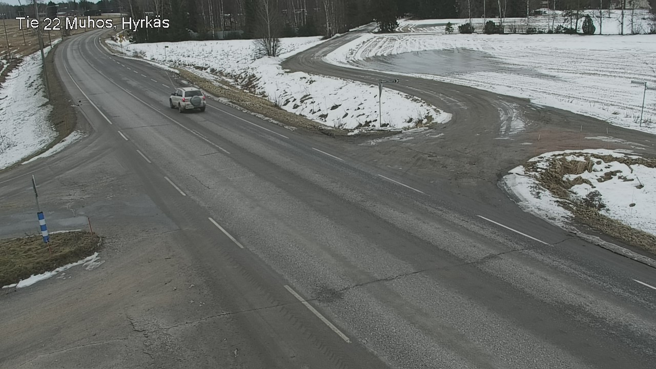 Kelikamerat Kuva Tie 22 Muhos, Hyrkäs, Muhos, Pohjois-Pohjanmaa