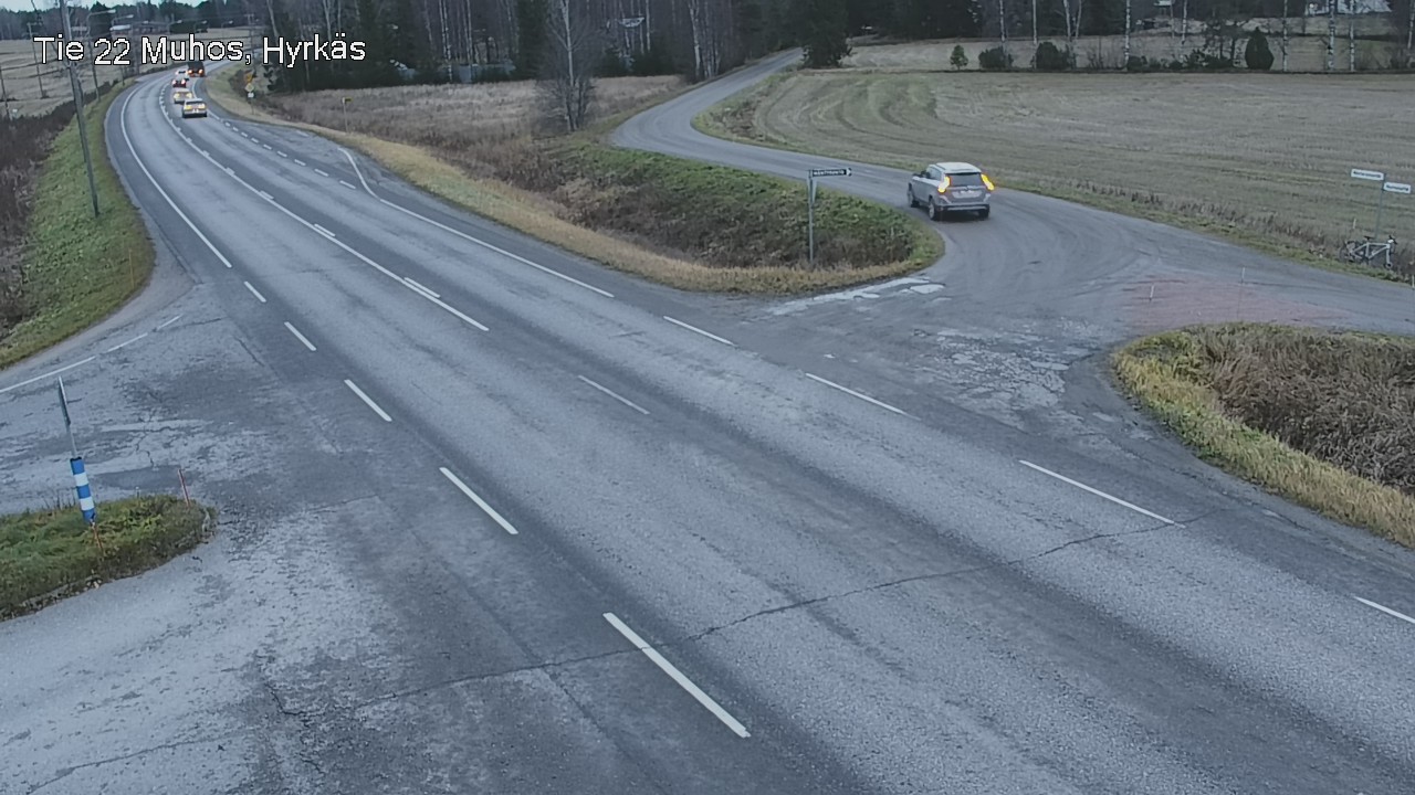 Kelikamerat Kuva Tie 22 Muhos, Hyrkäs, Muhos, Pohjois-Pohjanmaa