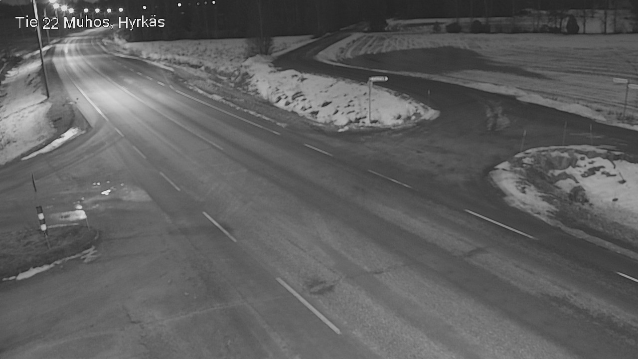 Kelikamerat Kuva Tie 22 Muhos, Hyrkäs, Muhos, Pohjois-Pohjanmaa