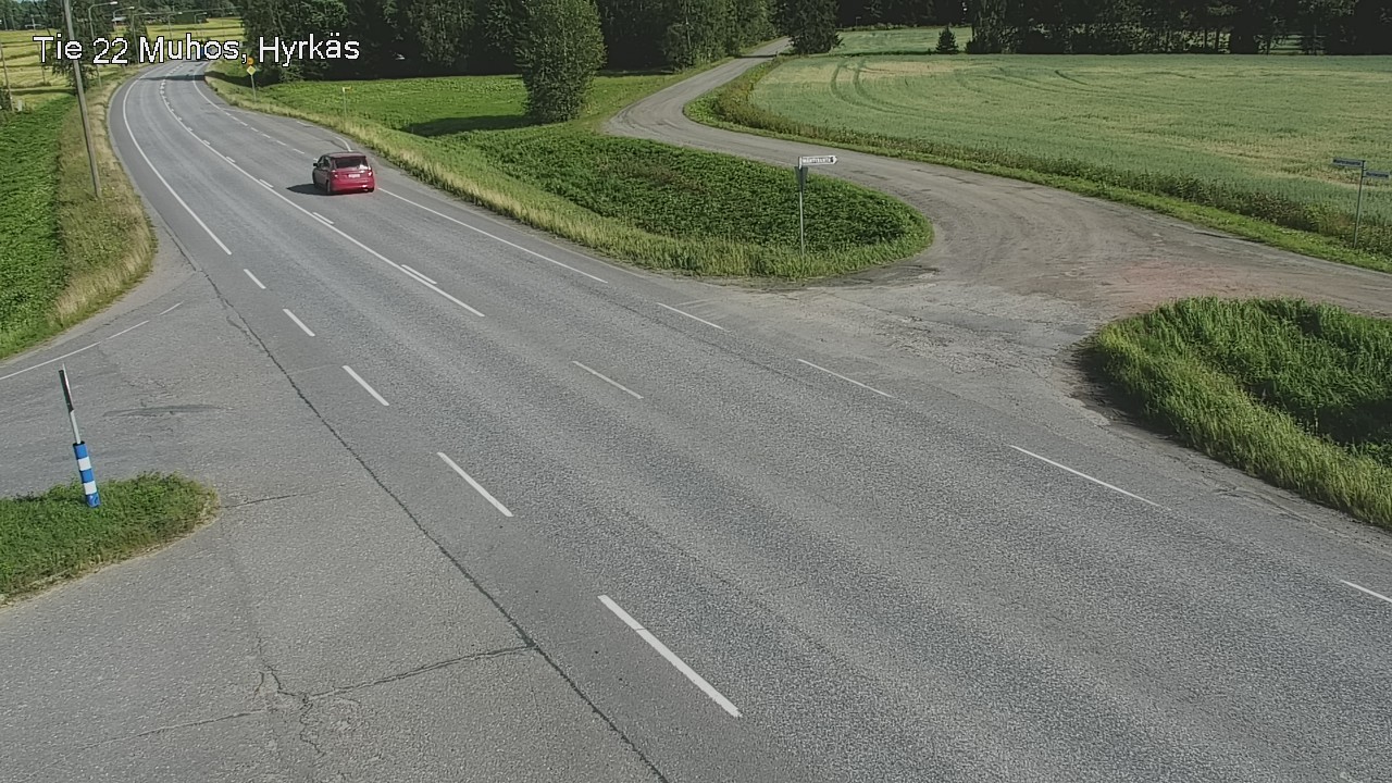 Kelikamerat Kuva Tie 22 Muhos, Hyrkäs, Muhos, Pohjois-Pohjanmaa