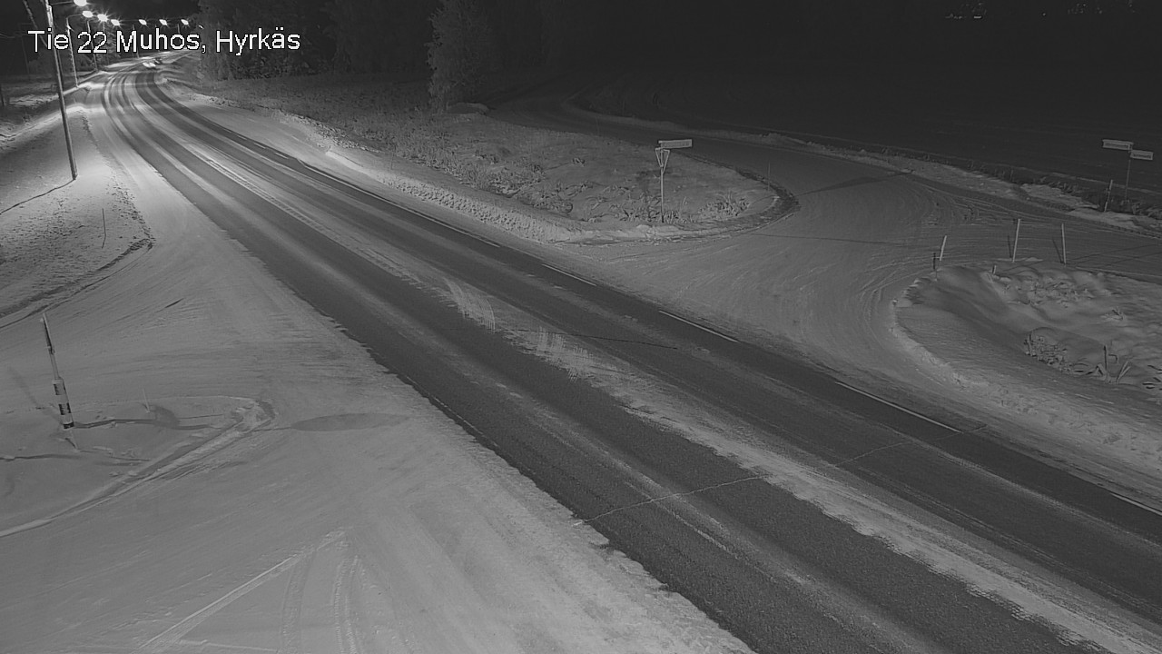 Weather Camera Image Road 22 Muhos, Hyrkäs, Muhos, Pohjois-Pohjanmaa