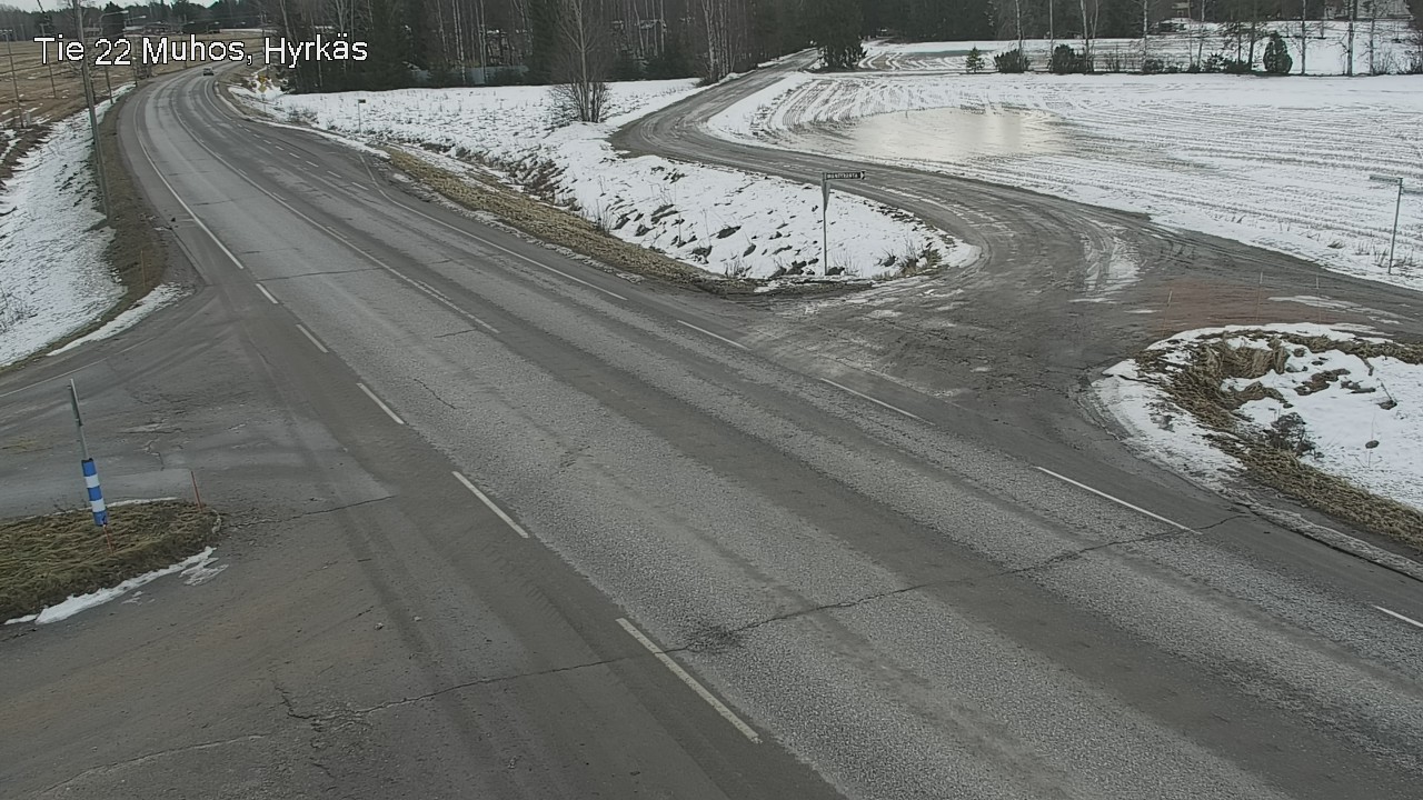 Kelikamerat Kuva Tie 22 Muhos, Hyrkäs, Muhos, Pohjois-Pohjanmaa