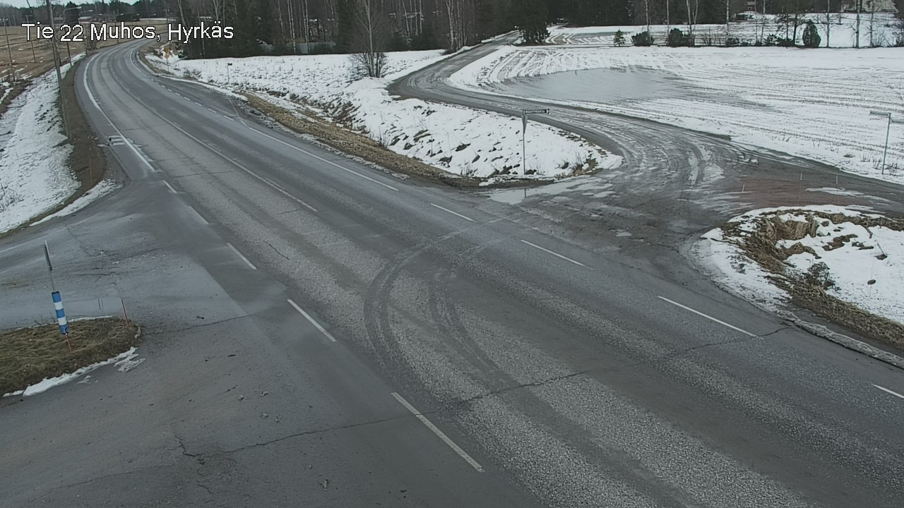 Kelikamerat Kuva Tie 22 Muhos, Hyrkäs, Muhos, Pohjois-Pohjanmaa