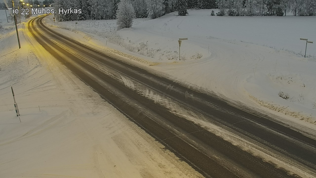 Kelikamerat Kuva Tie 22 Muhos, Hyrkäs, Muhos, Pohjois-Pohjanmaa