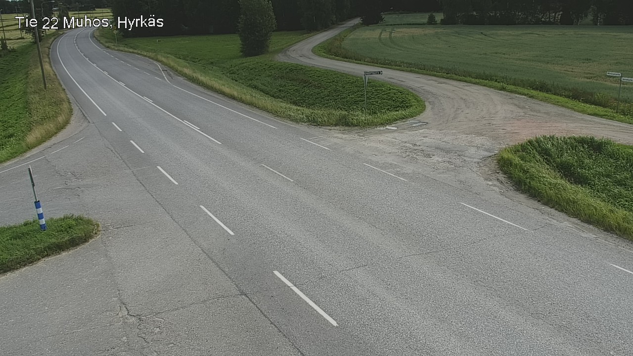 Kelikamerat Kuva Tie 22 Muhos, Hyrkäs, Muhos, Pohjois-Pohjanmaa