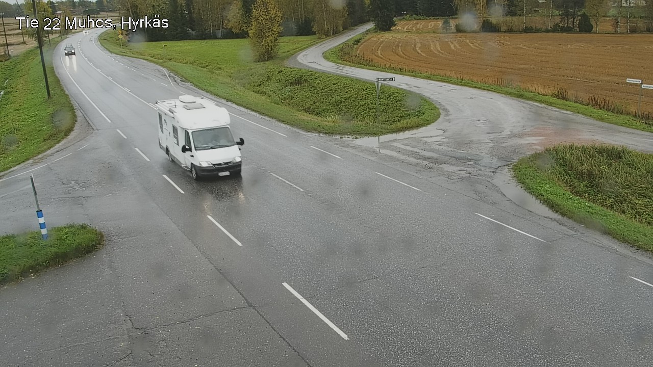 Kelikamerat Kuva Tie 22 Muhos, Hyrkäs, Muhos, Pohjois-Pohjanmaa