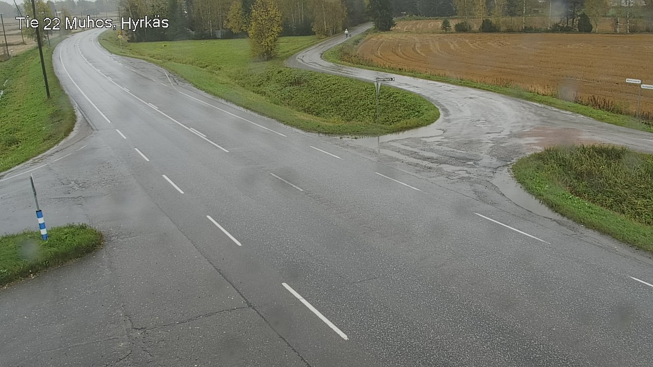 Kelikamerat Kuva Tie 22 Muhos, Hyrkäs, Muhos, Pohjois-Pohjanmaa